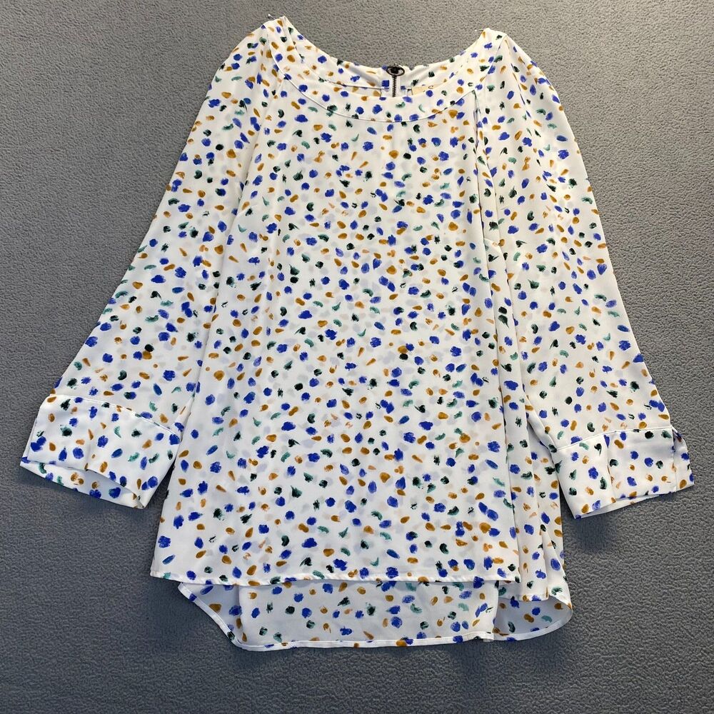 Serein Stitch Fix Jinnie Zipper Detail Blouse Size L,3/4 Sleeve,Womens,Top